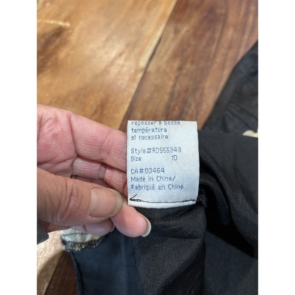 vintage Rickis satin camisole ivory lace beading side zipper size 10 coquette - Picture 8 of 11